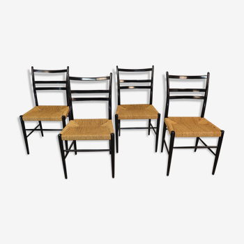 Série de 4 chaises vintage modèle « gracell » par yngve ekstrom pour gemla 1960