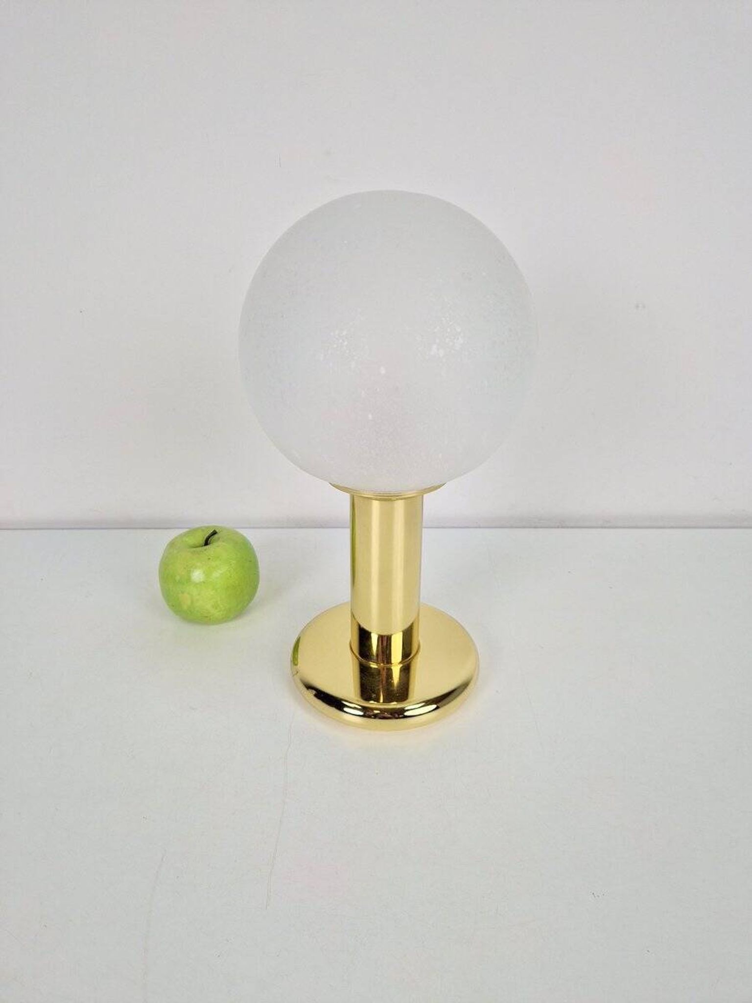 Vintage Sphere Table Lamp in Brass by Targetti Sankey, Italy, 1960s