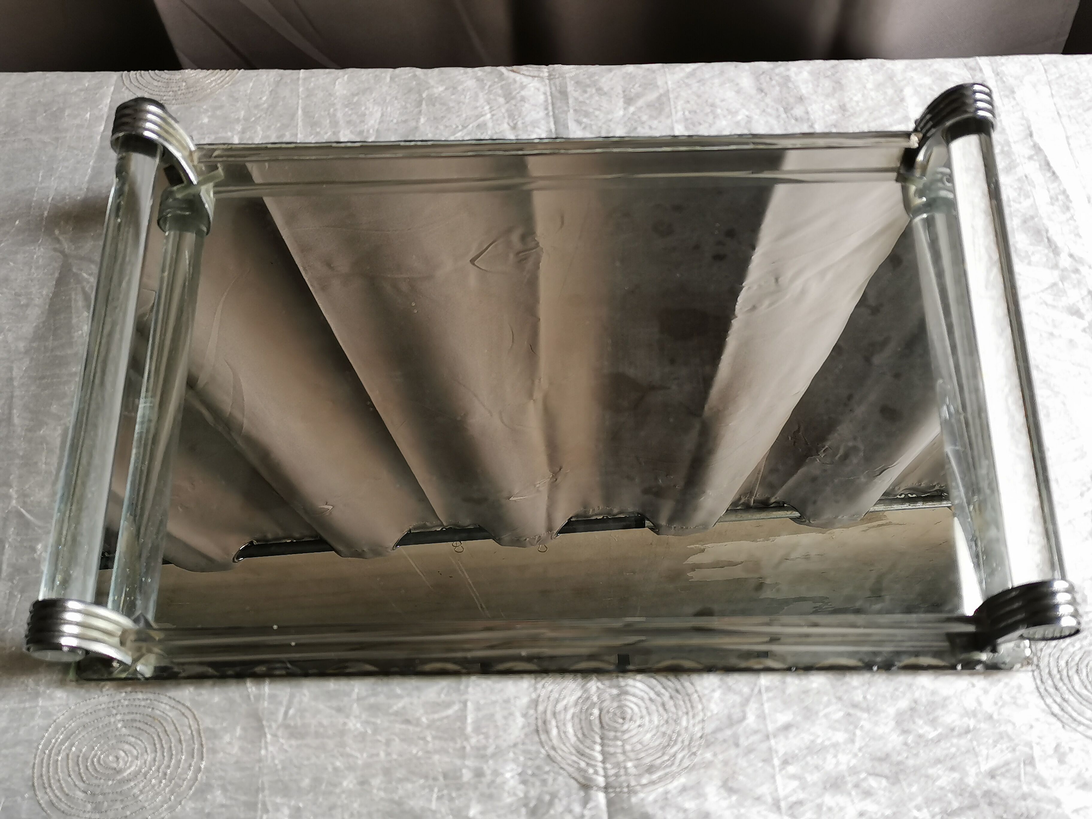 Art deco mirror tray