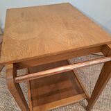 Art deco double top side table