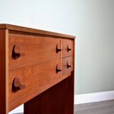 Vintage Midcentury 'Stag' Teak Console Table / Dressing Table /Drawers/ Sid