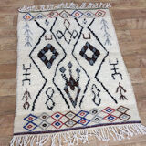 Moroccan berber carpet 141x108cm