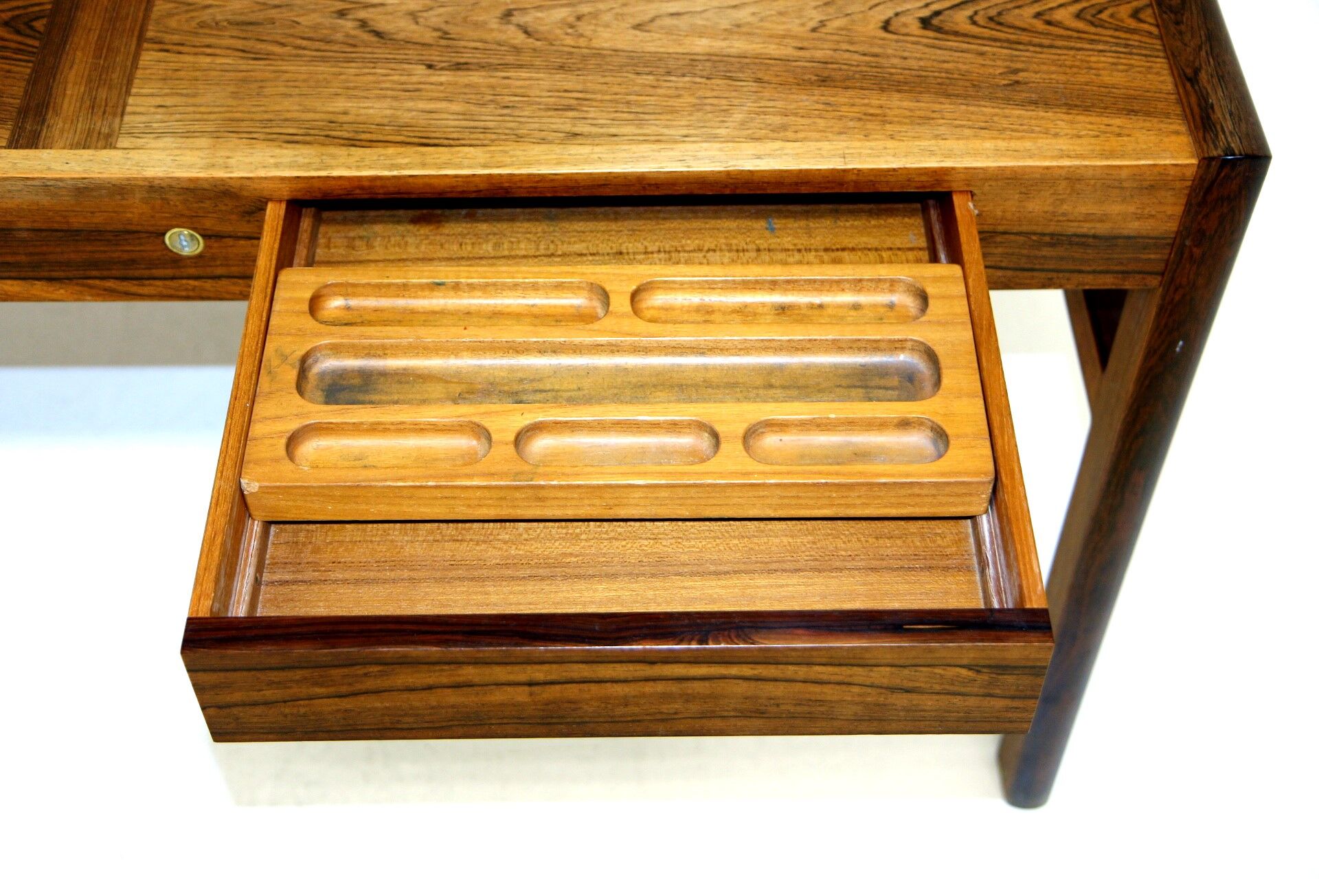 Rosewood desk, Karl Erik Ekselius, YCW, Sweden, 1960