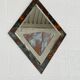 Vintage beveled art deco mirror