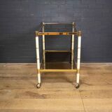 Serving trolley "faux Bamboo"