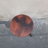 Wooden tripod stool