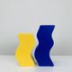 Pair of Asa vases, 80s ceramic, vintage