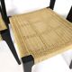 Scandinavian wooden and rope chairs