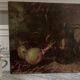Oil on canvas old still life with jug