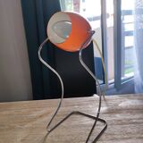 Orange metal lamp