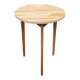 Scandinavian round wooden kitchen table 72cm
