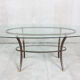 Table ovale de Pierre Vandel, années 1970