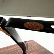 Articulated desk lamp ERPE — Black metal and Bakelite, Belgium, 1930s-40s