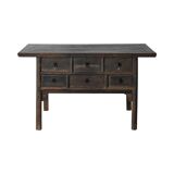 Longnan - Antique Chinese elm console with drawers no. 1