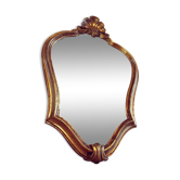 Miroir coquille doré