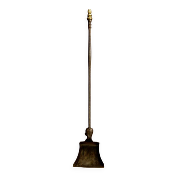 Pelle de cheminée en bronze doré et fer, époque XIXème