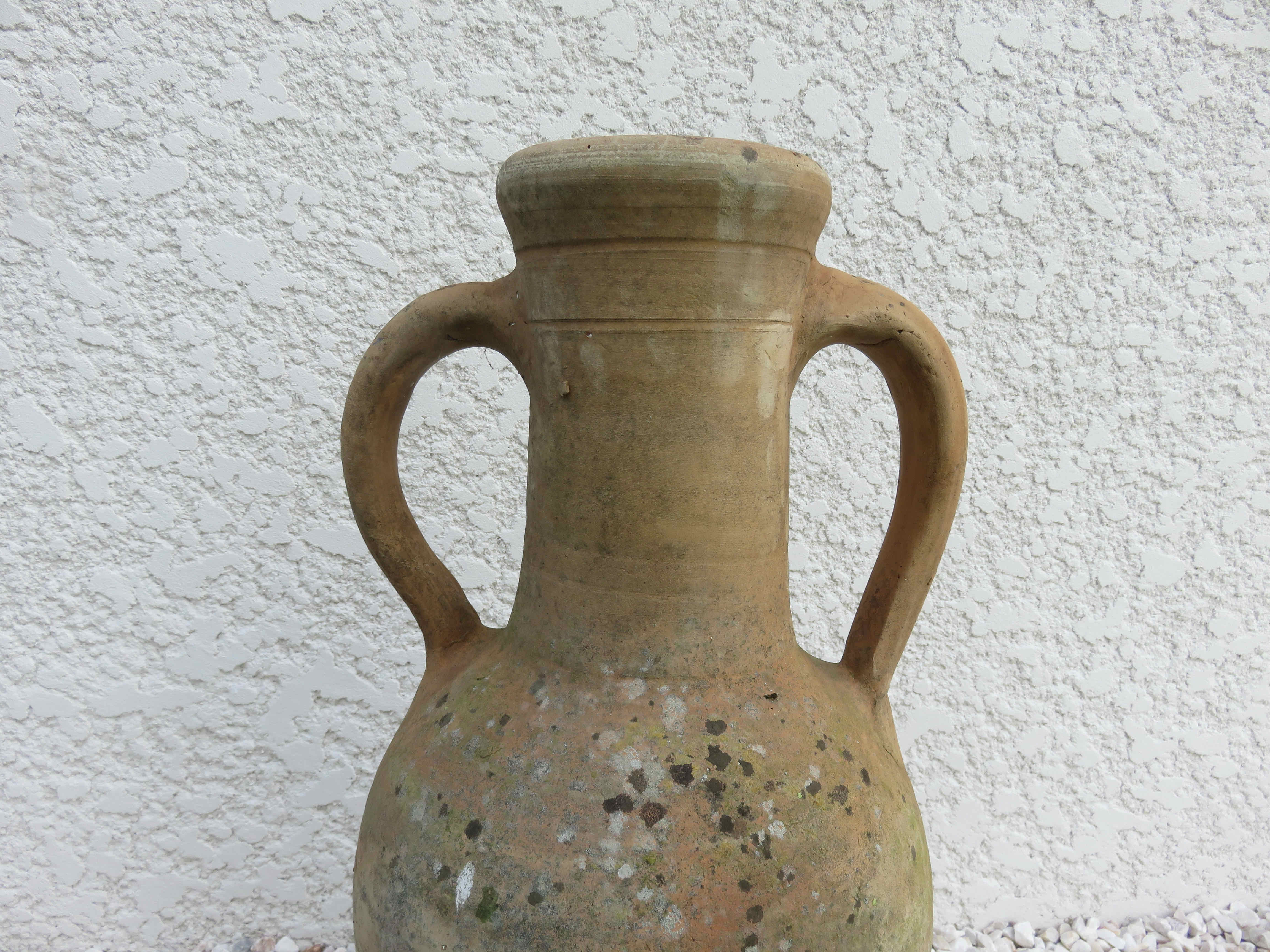 Potiche amphora in terracotta XIX th