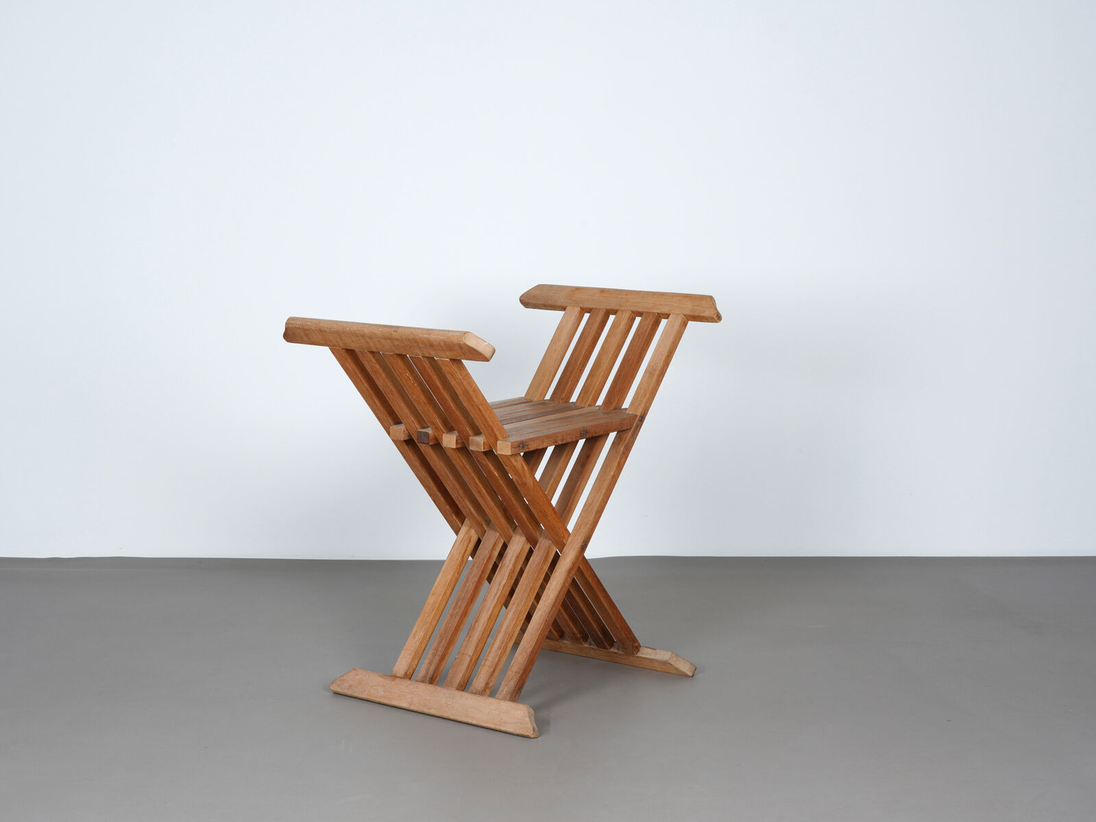 Folding curule seat circa 1990