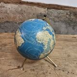 Tripod world map globe