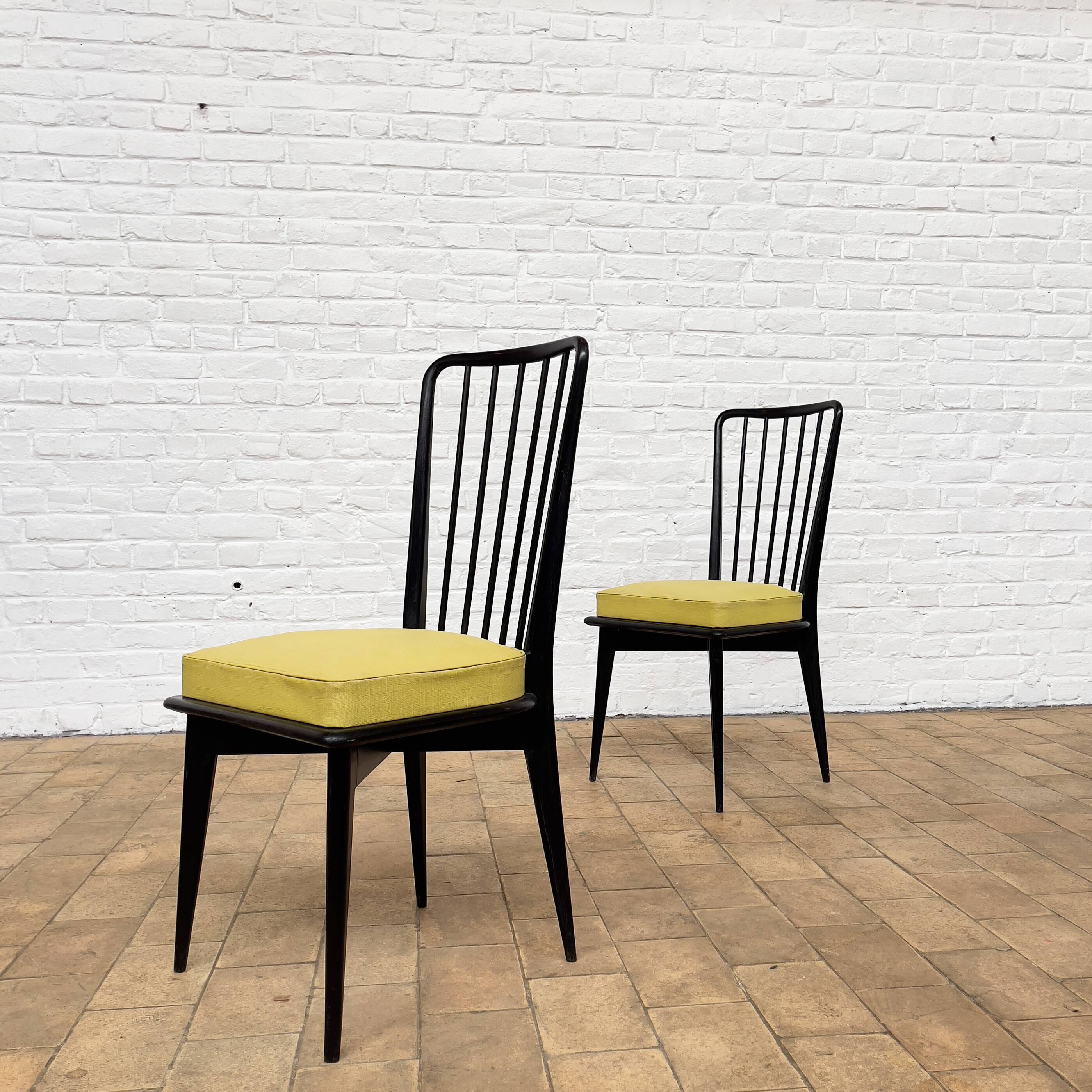 Pair of charles Ramos chairs 1960