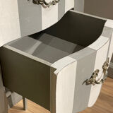 Petite commode rayee