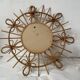 Vintage rattan sun mirror  58cm
