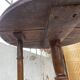 19th century oak pedestal console