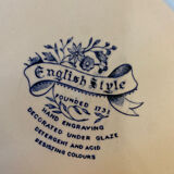 Lot 3 assiettes english style