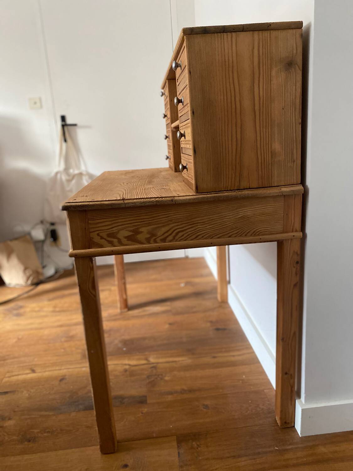 Magnificent Art Deco style secretary desk in old wood