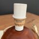 Turned wooden table lamp