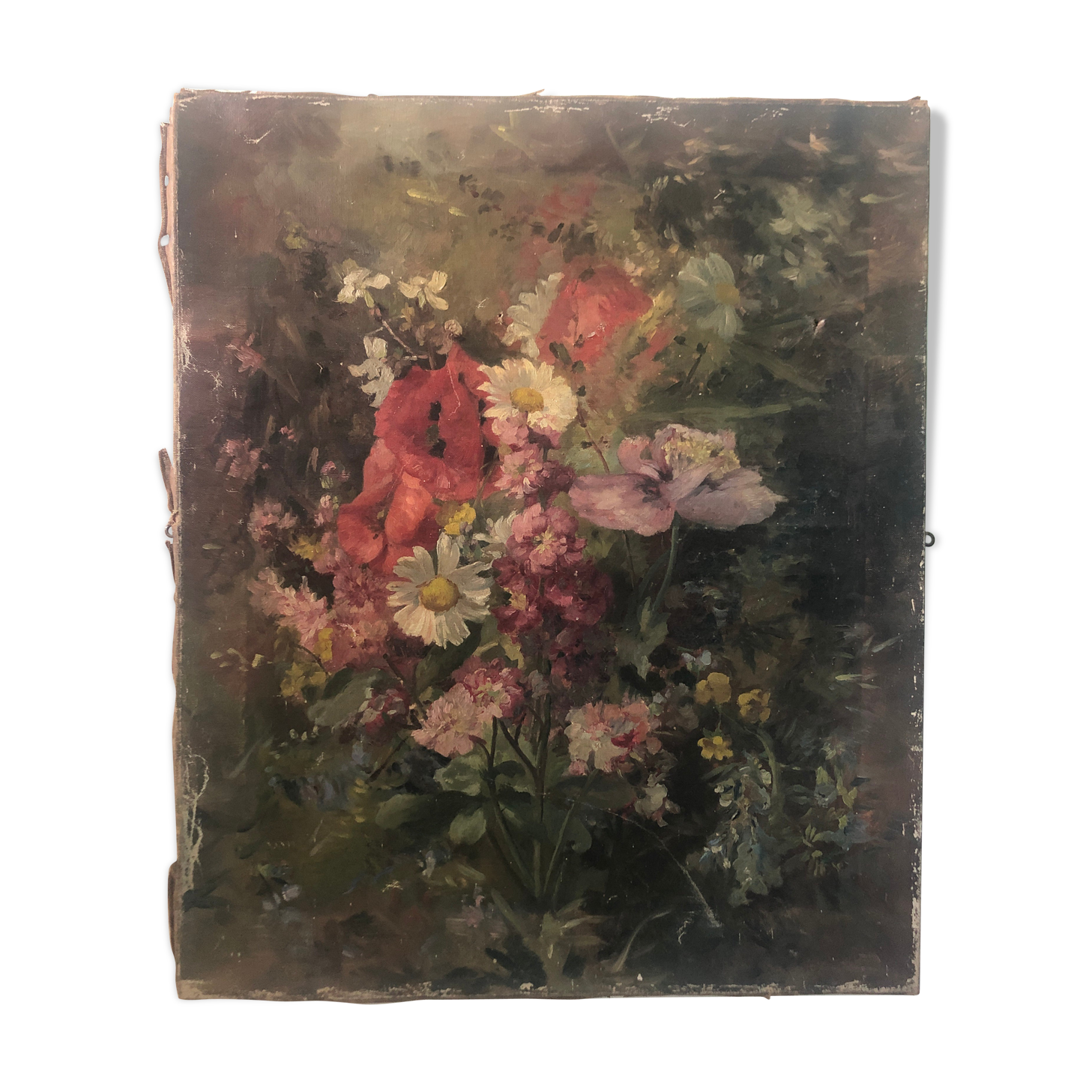 Painting still life flowers