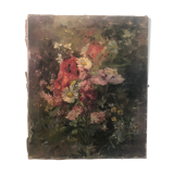 Painting still life flowers