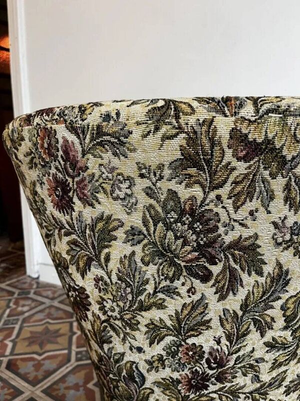 Fauteuil cocktail - tissu fleuri