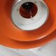 Suspension alu brossé orange