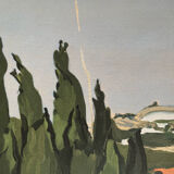 Printemps en Provence, art edition Guy Spitzer, no 3 of 250, signed by the artist, Yves Brayer