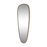 Golden rearview mirror and free form from the 1950s