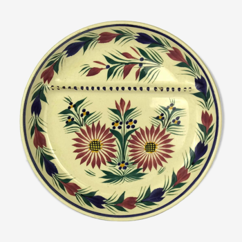 Quimper pottery asparagus plate