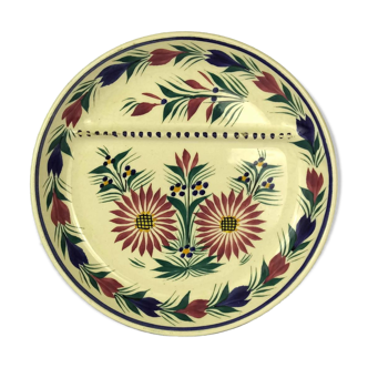 Quimper pottery asparagus plate