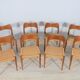 Danish Dining Chairs by Arne Hovmand-Olsen for Mogens Kold, 1960s, Set of 8