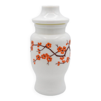 Opaline spice jar