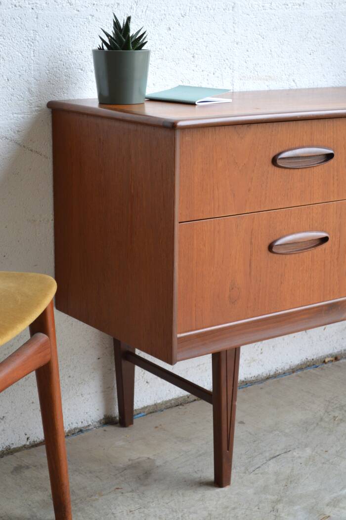 Enfilade/sideboard with 4 drawers, 123 cm