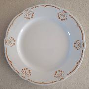 Assiette Art nouveau Lunéville