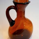 Large blown glass pitcher