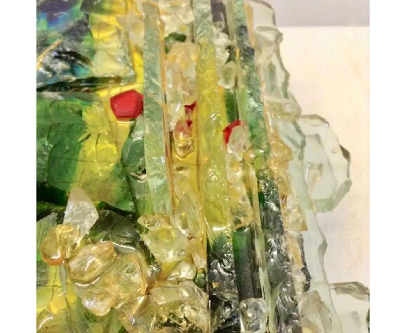 Raak wall lamp in crystal, Chartres model