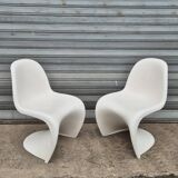 Pair of Verner Panton chairs, Vitra edition