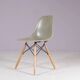 1960s set of 4 dining chairs in “sea foam” green fiberglass / Charles & Ray Eames / Herman Miller, USA