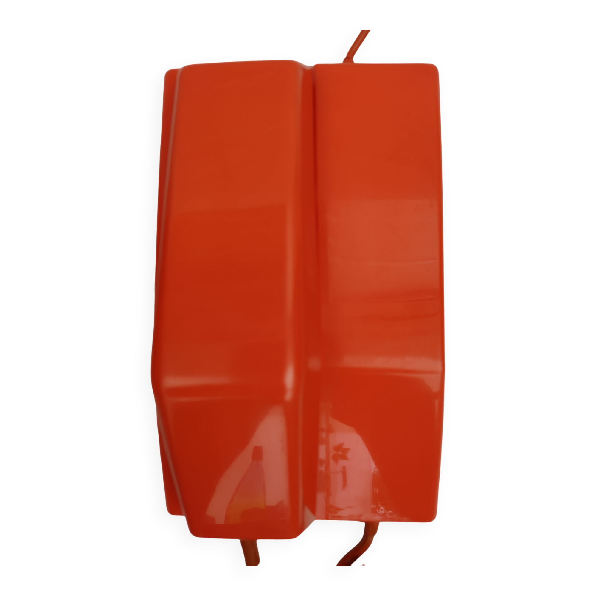 Orange Vintage Contempra Rotary Telephone