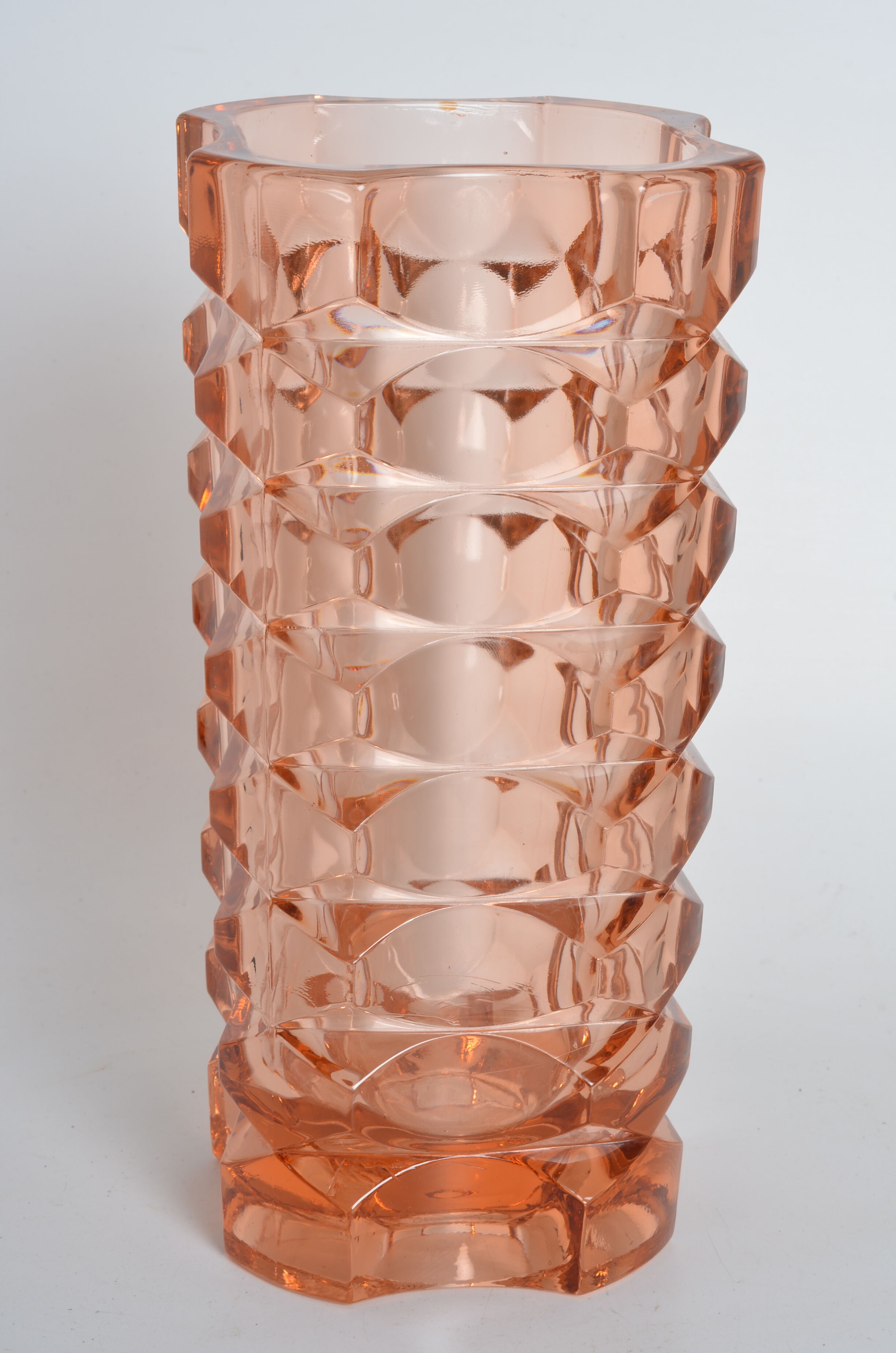 Arcoroc Pink Windsor Vase