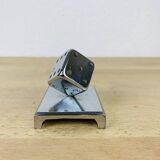 Art Deco sculpture in chrome metal