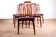 6 chaises Danoises en Teck et Cuir neuf, modèle « Eva » par Niels Koefoed.
